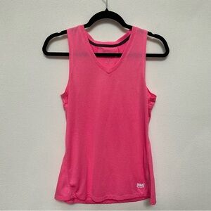 Everlast Pink V-Neck Workout Tank Size Medium Gym Athletic Exercise Light